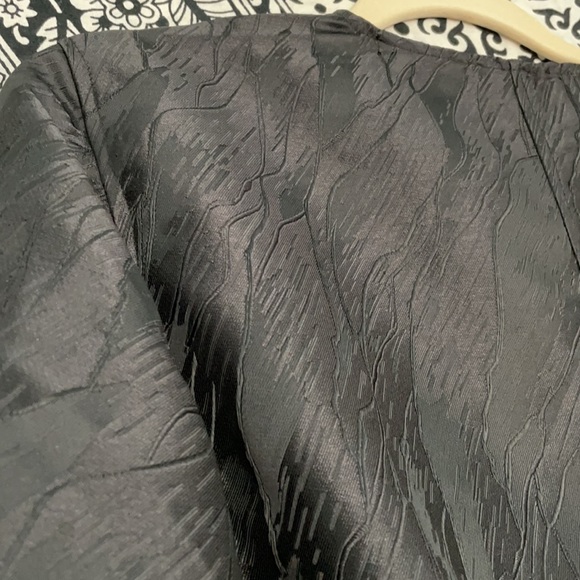 HOLD❌❌❌GANNI METALLIC BLACK JACQUARD DESIGNER DRESS - Picture 9 of 15